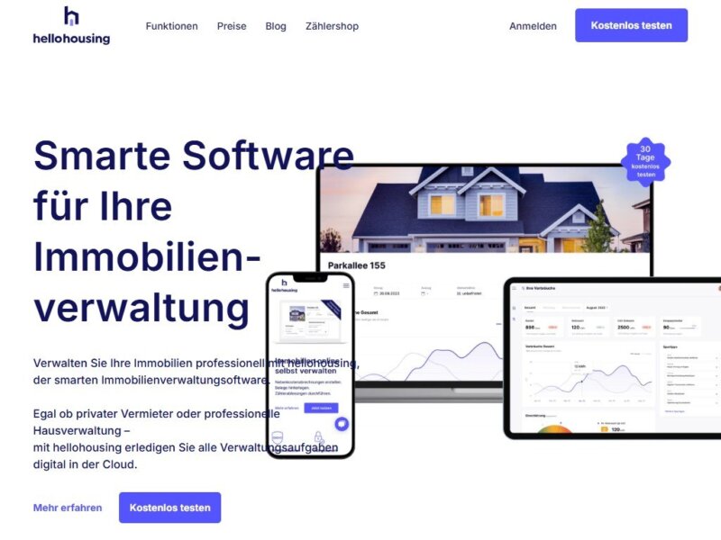 hellohousing Website Screenshot Desktop
